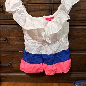 New Lilly Pulitzer Ruffled top
